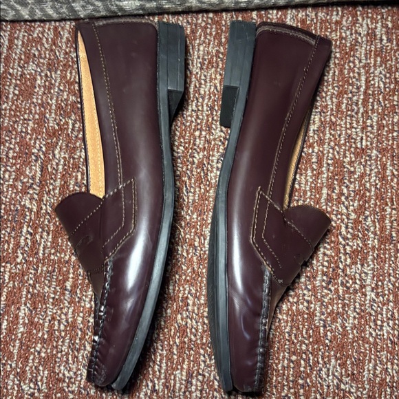 Eastland Dark Brown Leather Slip-On Loafers women’s comfort penny loafer shoe 10 main image 7